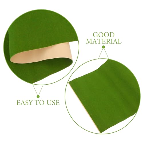 Tapete de césped artificial verde USHOBE para decorar maquetas y paisajes temáticos 3