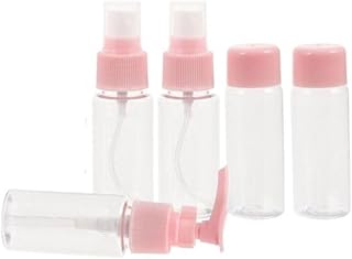 طقم زجاجات بخاخ فارغة من 7 قطع، شفاف / بينك