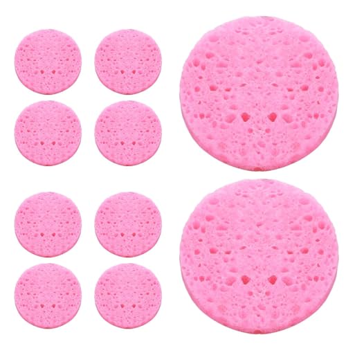 Éponges du visage pour le nettoyage - Tampons de nettoyage facial naturel pour exfoliation douce | Éponges spa cosmétiques réutilisables, lingettes de déménagement de maquillage pour routine de soin q