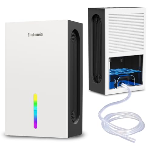 Déshumidificateur d'Air Puissant 1500ml/Jour - Technologie Unique 4 Condenseurs (+150%...