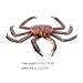 Imagen de Abaodam Modelo de Cangrejo de Plástico Juguete para Adorno de Cangrejo de Modelos de Animales Marinos para Colección de Figuras de Animales