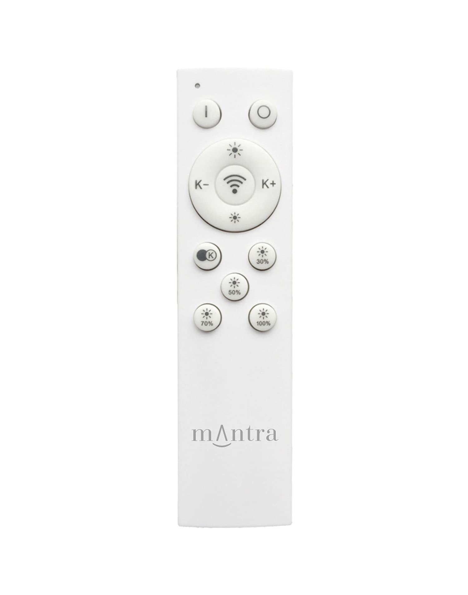 Plafón LED 100W COIN Dimable Mantra Blanco Ø65 x 7cm altura con mando a distancia