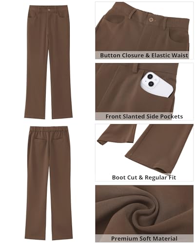 GRAPENT-Bootcut-Dress-Pants-for-Women-High-Waisted-Business-Causal-Elastic-Waist-Stretch-Flare-Work-Trousers-Dress-Pants 412nDXMvPuL