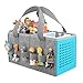Vakdon 2PCS with Toys Portable Carrying Case for Toniebox Starter Set, Headphones and Charging Station, Can Hold 30-40 Tonies Figures Characters, Travel Storage Bag for Toniebox