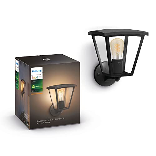 Philips Hue White Inara Außen-Wandleuchte, 550 lm, Schwarz – Ansicht 3