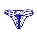 Sales Today Sexy Lace Lingerie for Men - Fashion Strap Underwear with Full-Body Design (Blue, One Size)