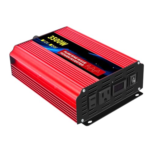 Inversor de Corriente, Inversor de Coche doméstico de 3500 W, CC 12 V/24 V a CA 110/220 V(24V,220V)