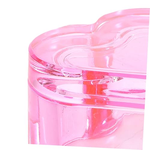 Set de Manicura con Plato en Forma de Corazón Rosa miniatura 3
