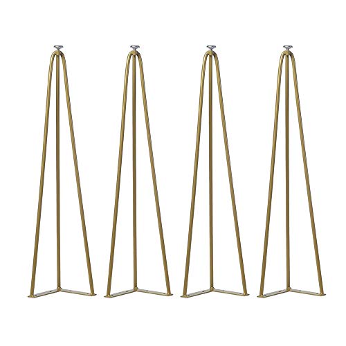 Industrial Metal Hairpin Table Legs Set