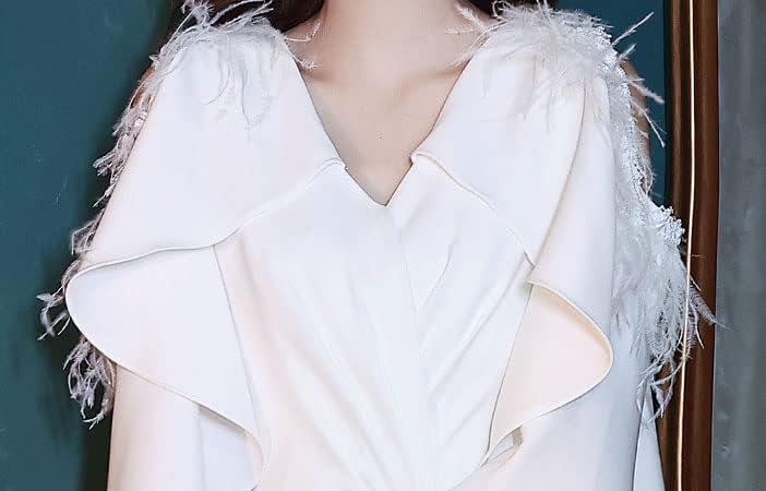 パーティードレス レディース ロング丈 ドレス vネック 結婚式 フリル袖 マーメイドラインワンピース イブニングドレス ウエディン