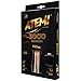Atemi Pro 3000 Raqueta De Tenis De Mesa De Carbon - Control & Poder Superior | Goma Aprobada por La ITTF | Hecho De Maderas Exóticas, Naturales, Sin Tinte | Mangos, Colores Y Empaques ACTUALIZADOS