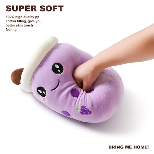 shownicer Plüschtier Boba Tea Kuscheltier Stofftier Kawaii Bubble Tea Plüsch, Plüschkissen Spielzeug, Milchtee Teetasse Kissen Puppe Wurfkissen, Schmusetier Geschenk für Kinder Mädchen Jungen