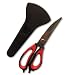 The Original Heavy Duty Checkered Chef Multifunction Kitchen Scissors Shears with Magnetic Holder