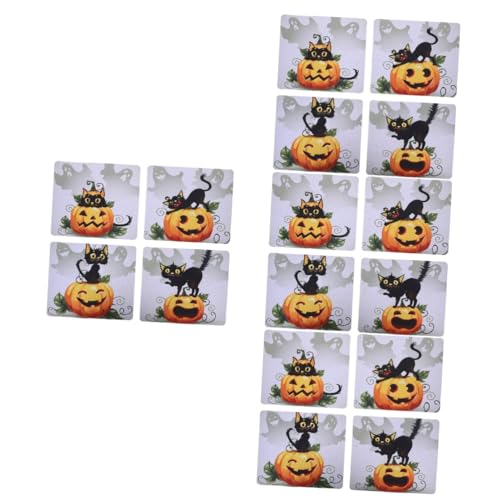 Tapis de souris Halloween de 16 pièces pour décorer votre bureau