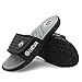 Produktbild HEVA Slide Badeschuhe Herren Sommer Sandalen (45 EU Schwarz/Grau)