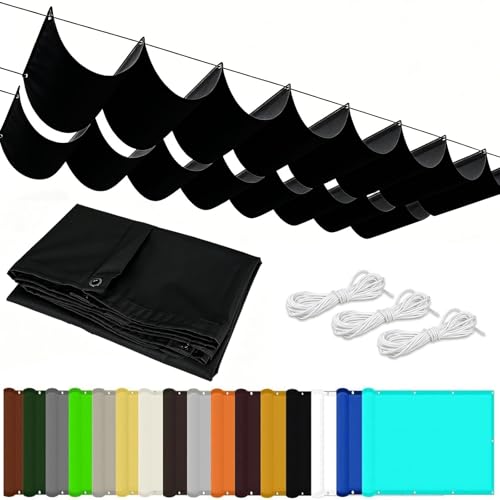 Bâche ombrage avec oeillets pour aménager un patio moderne - 2