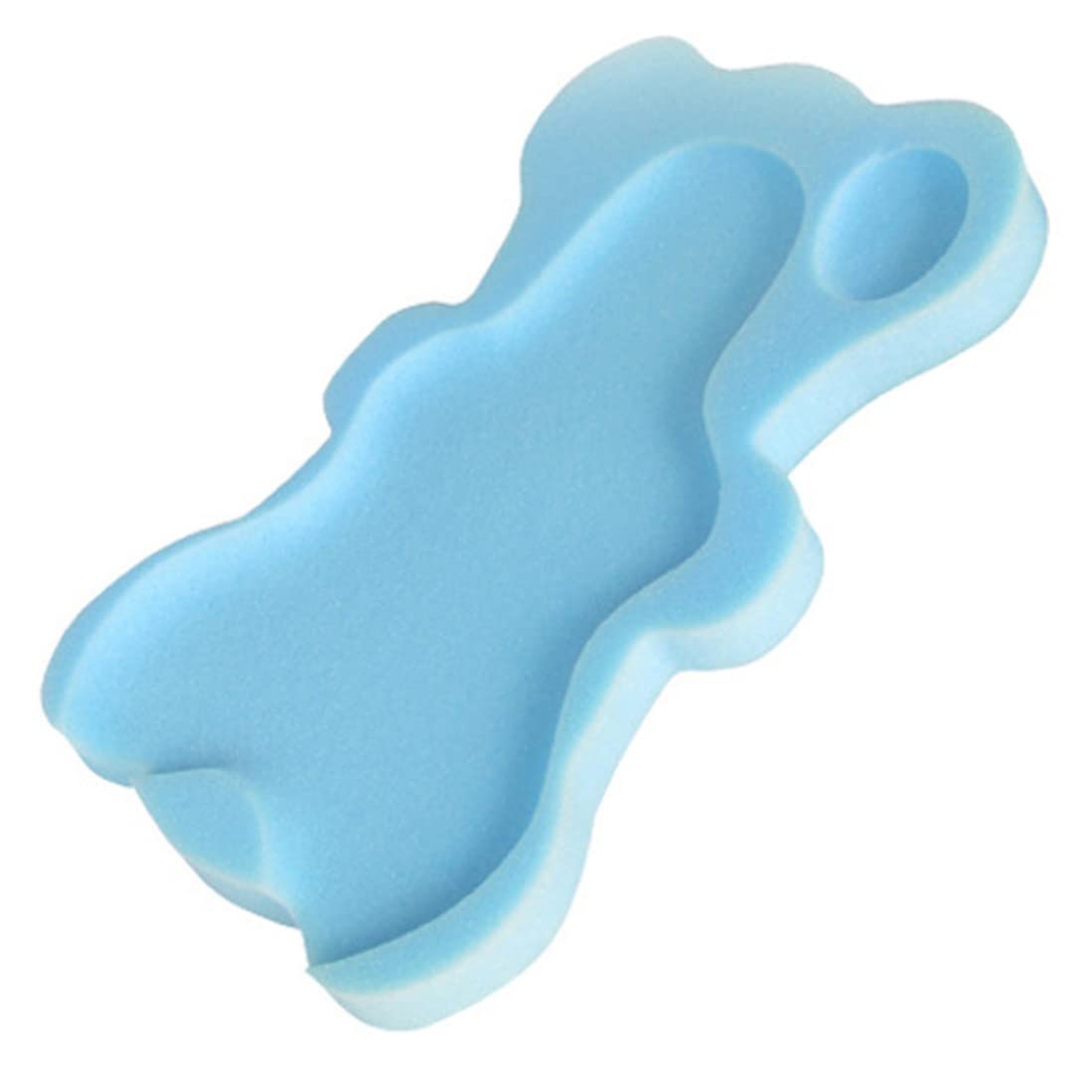 Baby Bath Sponge Mat, Comfortable Baby Bath Sponge Cushion Anti Bacterial and Skid Proof Bath Mat(Blue)