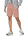Goodthreads Men's 9" Inseam Flat-Front Stretch Chino Shorts, Muted Clay, 34