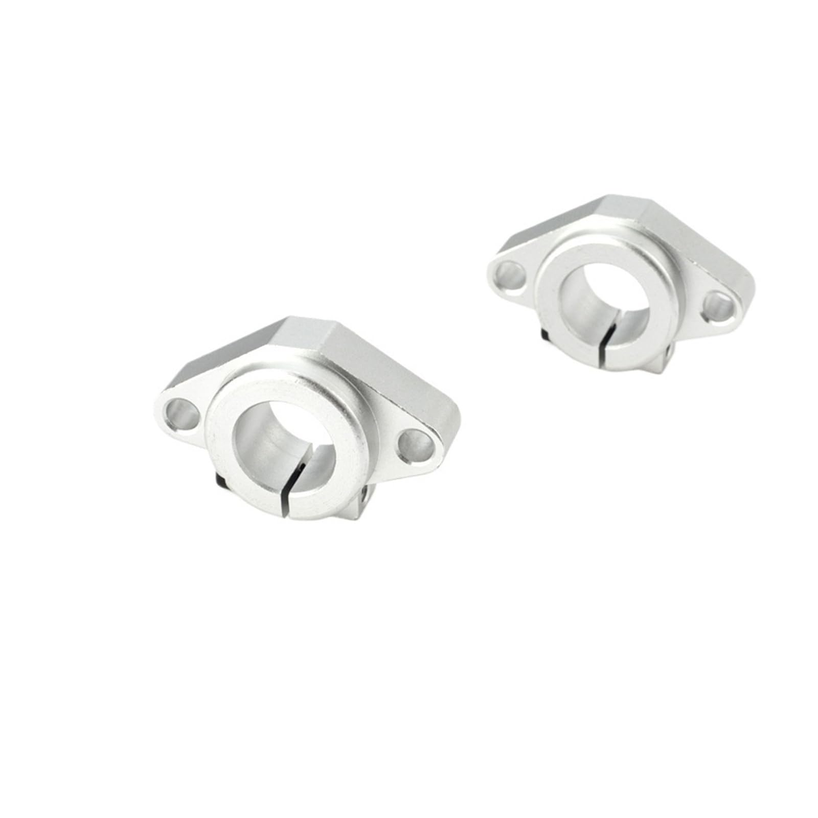 Lot de 2 pièces SHF8 SHF10 SHF12 SHF13 SHF16 SHF20 SHF25 SHF30 - Pièces de support d'arbre linéaire en aluminium pour routeur CNC (SHF30 - 2 pièces)