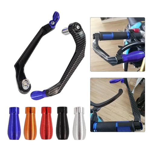 Levier frein embrayage protégé par protège-mains guidon universel moto 7/8 - 4