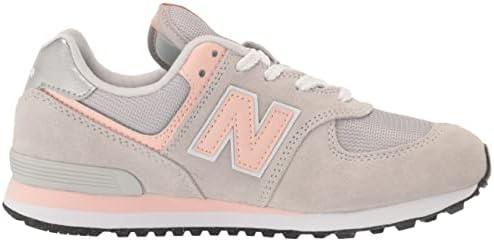 New Balance Kids 574 V1 70s Racing Lace-up Sneaker, RAIN Cloud/Pink Haze, 6 M Big Kid (8-12 Years) — view 5