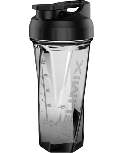 Helimix 2.0 Vortex Blender Shaker Bottle 828 ml - No Blending Ball or Whisk - USA Made - Portable Pre Workout Whey Protein Drink Cup - Mixes Cocktails Smoothies Shakes - Top Rack Safe