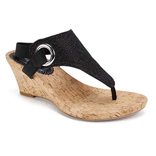 Image of WHITE MOUNTAIN Women's Aida Cork Wedge Sandal