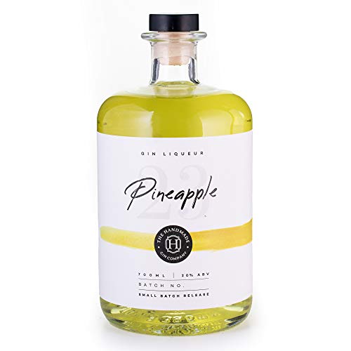 Pineapple Handmade Gin Liqueur 70cl - Refreshing & Tropical Premium Craft Gin - 20% ABV