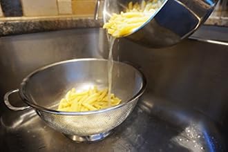 RSVP International International Endurance Stainless Steel Precision Pierced Colander, 5-Quart (Punch-5), Silver