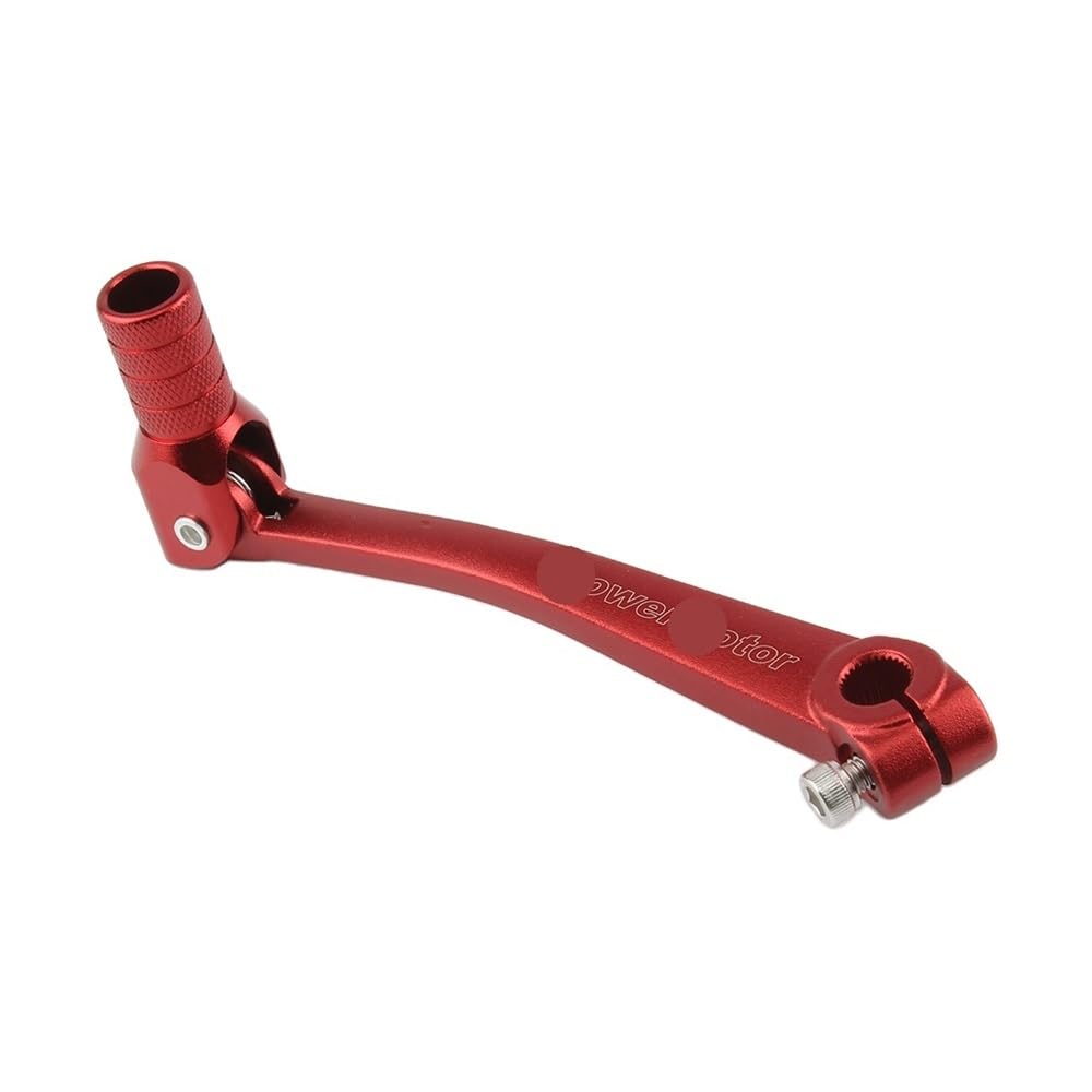 Cvgmsrgset Red Gear Shifter Shift Lever Start Lever Motorcycle Accessories 125Cc To 400Cc Universal For Ho&Nda Ya&Maha Suzuki Gear Forged Kick Pedal Levers