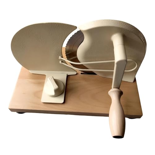 Colcolo Brotschneidemaschine Manuell mit Kurbel Heimgebrauch, Brotmaschine mit Edelstahlmesser, Allesschneider, Bread Slicer Gezacktes Klingendesign für Selbstgebackenes Brot, 30 * 20 * 18.8 cm Colcolo Brotschneidemaschine Manuell mit Kurbel Heimgebrauch, Brotmaschine mit Edelstahlmesser, Allesschneider, Bread Slicer Gezacktes Klingendesign für Selbstgebackenes Brot, 30 * 20 * 18.8 cm