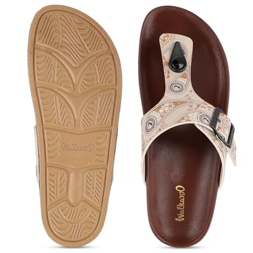 Image of WALKAROO Comfort Sandal For Women's|CloudStep Double-Density PU Sole - Ultimate Comfort|Stylish Casual Wear|WE2200