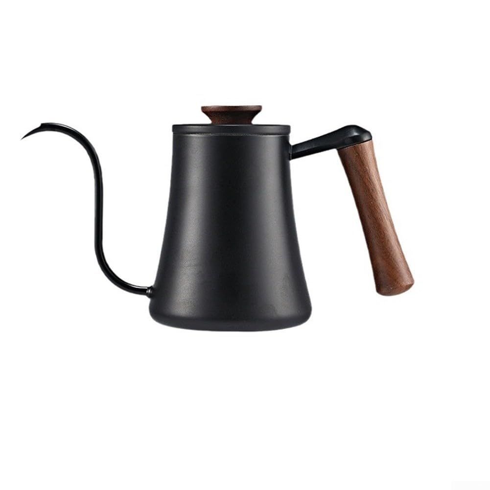 Hervidor de acero inoxidable con boquilla de 7 mm listo para termómetro de barista