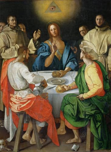 Peinture poster impression de Jacopo Pontormo pour salon moderne