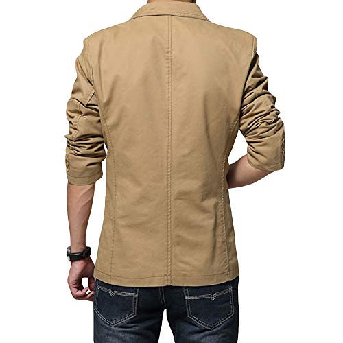 Cloudstyle Mens Casual 2 Buttons Slim Fit Jacket Lightweight Formal Business Blazer Sport Coat