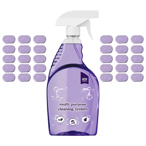 Dr Clean Spray Cleaner for Ovens, Spray Cleaner Tablets and Bottle, All-Purpose Cleaning, for Home, Kitchen, Bathroom (1Pcs)