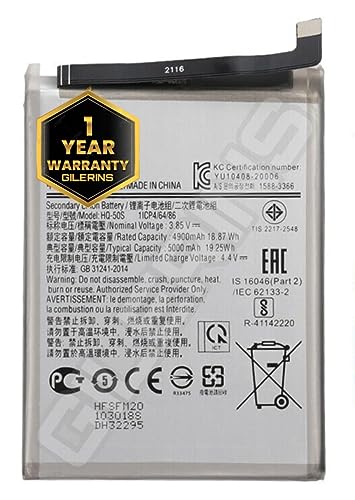 Image of Original HQ-50S Battery for Samsung A03, A03S, F02S, A02S, M02S, M02S, M025, A025F Battery with 1 Year Warranty **(E287)