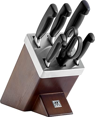 Zwilling 7 Piece Knife Set with Self-Sharpening Knife Block