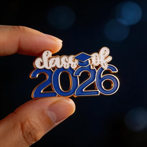 Image of 6 /18 /30 Pack 2026 Graduation Pins - Grad Pins Memorial Keepsake for Graduates, Gifts for Graduates, Class of 2026 Souvenir Pin for High School College Graduate Students, 2026 Lapel Pin