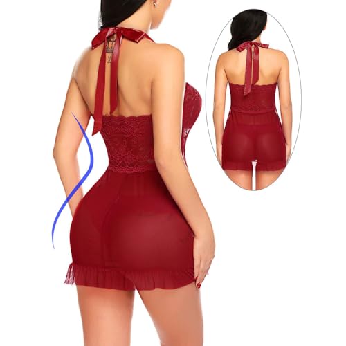 Lenceria-Mujer-Sexy-Erotico-Pijama-Encaje-Ropa-Interior-De-Dormir-Babydoll-Intima-Sensual-Camison-Sexy-Mujer-Conjunto-Elegante-Femenina-Vestido-Transparente-Erotica Lenceria-Mujer-Sexy-Erotico-Pijama-Encaje-Ropa-Interior-De-Dormir-Babydoll-Intima-Sensual-Camison-Sexy-Mujer-Conjunto-Elegante-Femenina-Vestido-Transparente-Erotica