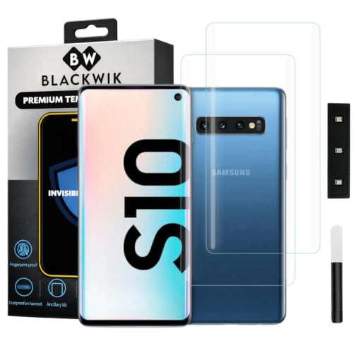 Image of Blackwik UV Curved Tempered Glass for Samsung S10 | 2-Pack
