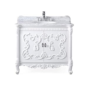 Bentoncollection40italiancararamarblebellissimobathroomsinkvanitymodeltm1091a Urban Country Home Decor Benton collection 40 italian carara marble bellissimo bathroom sink vanity model tm 1091a urban country home decor