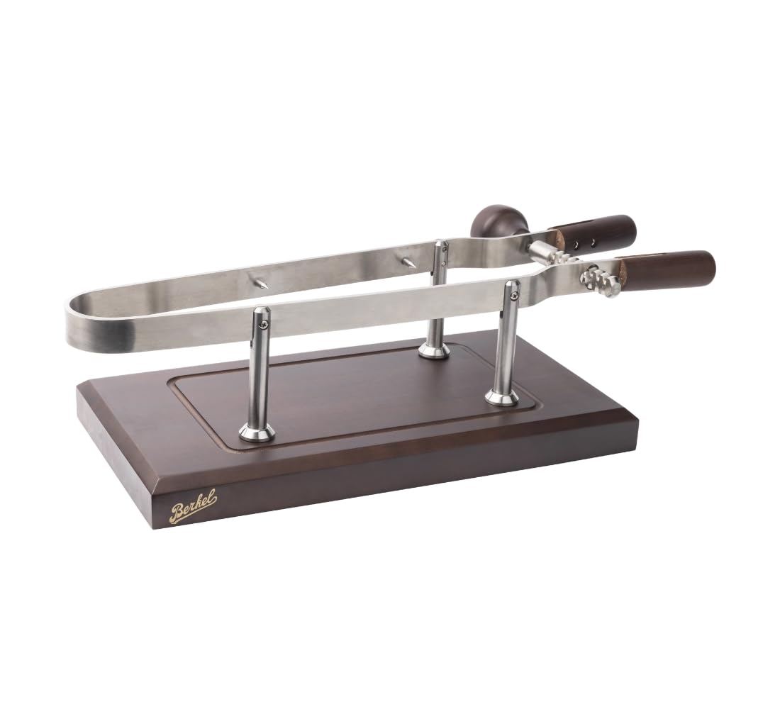 Berkel Morsa per prosciutto Italiano con Base in Legno Scuro