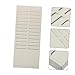 Angoily Plastic Attendance Card Holder Rack Card Holders for Desk Slots Easy to Clean