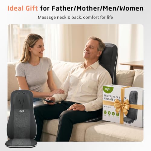 Mynt Shiatsu Neck & Back Massager for Chair, Deep Tissue Kneading Chair Pad by Mynt - Used condition - Image 9