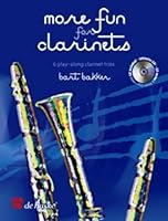 More Fun for Clarinets: 6 Play-Along Clarinet Trios 9043127698 Book Cover