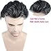 Voloria European Virgin Human hair Toupee for Men with 10x8