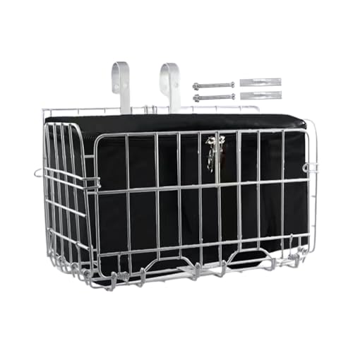 Panier arrière de vélo pliable pour sécuriser un cartable lourd sans basculer