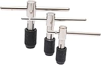 Vista 1 de DOITOOL 3 piezas de trinquete ajustable de alambre para vehículo Twisted Re T-Handle Llave de trinquete de mandíbula M-m Tap T-Handle Tap Tap