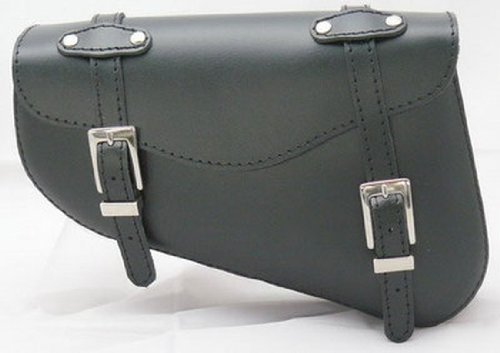 Sacoche latérale triangulaire pour cadres cuir véritable de selle Sacoches de moto bagages sac à outils similaires aux pour Harley Sportster 48 Nighster et Iron Moto Harley DAVIDSON 883 1200 XL Sportster 48 Nightster Iron Forty Eight Seventy Two 72 Custom